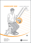 Handicare 2000 curved chairlift user manual