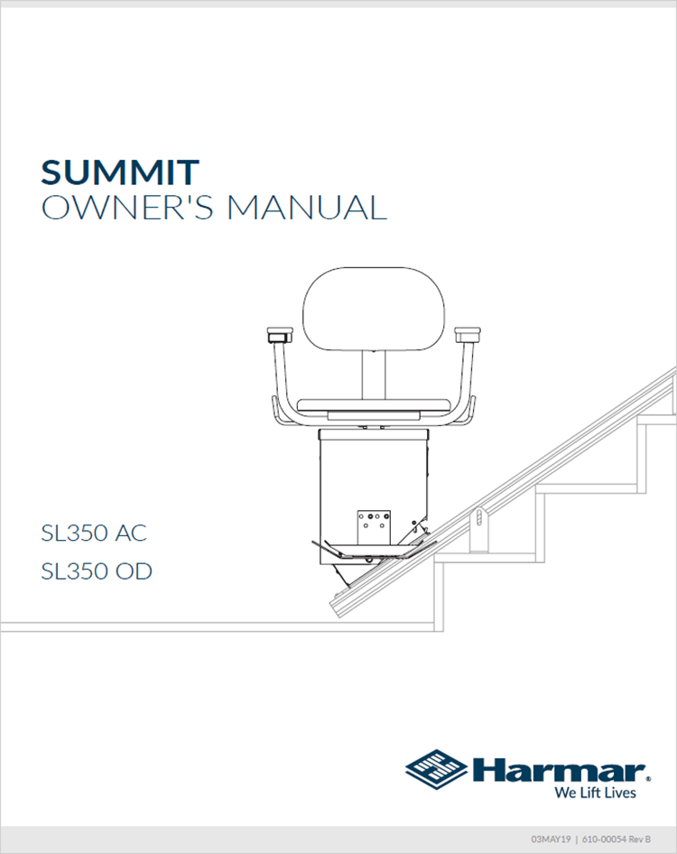 Harmar Summit owners manual